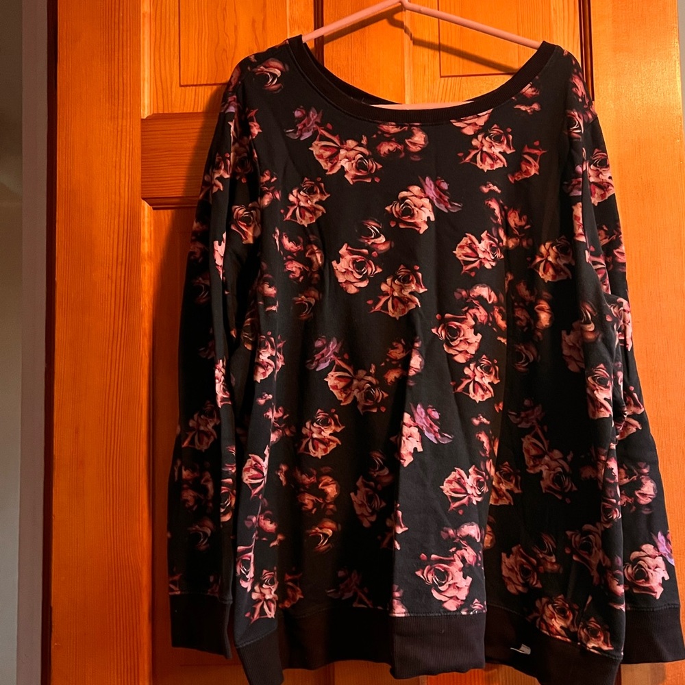 Floral Print Sweatshirt